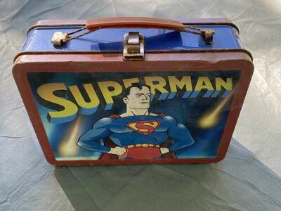 Metal Superman Lunch Box