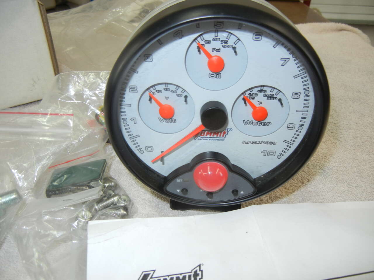 Chevy Ford Hotrod Racing Tachometer  4 in 1 Shift Light 5 inch New