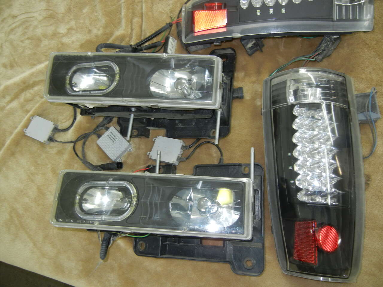 Chevy-GMC VinJet Halo Projector Headlight and Taillights  good condition