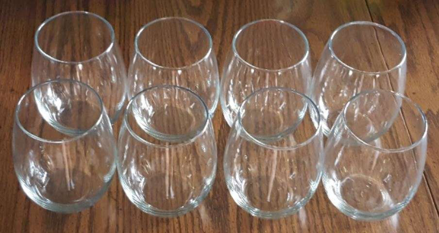 Stemless Wine Glasses (8pc)