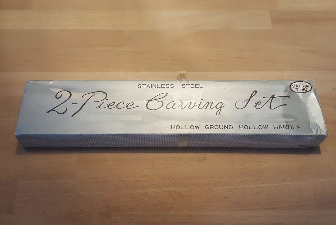 Vintage Carving Set