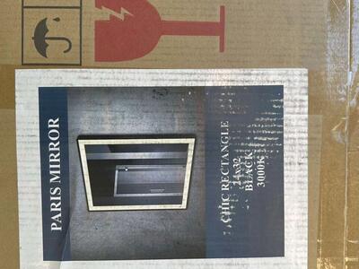 Brand New Paris Chic Rectangular Bathroom Mirror