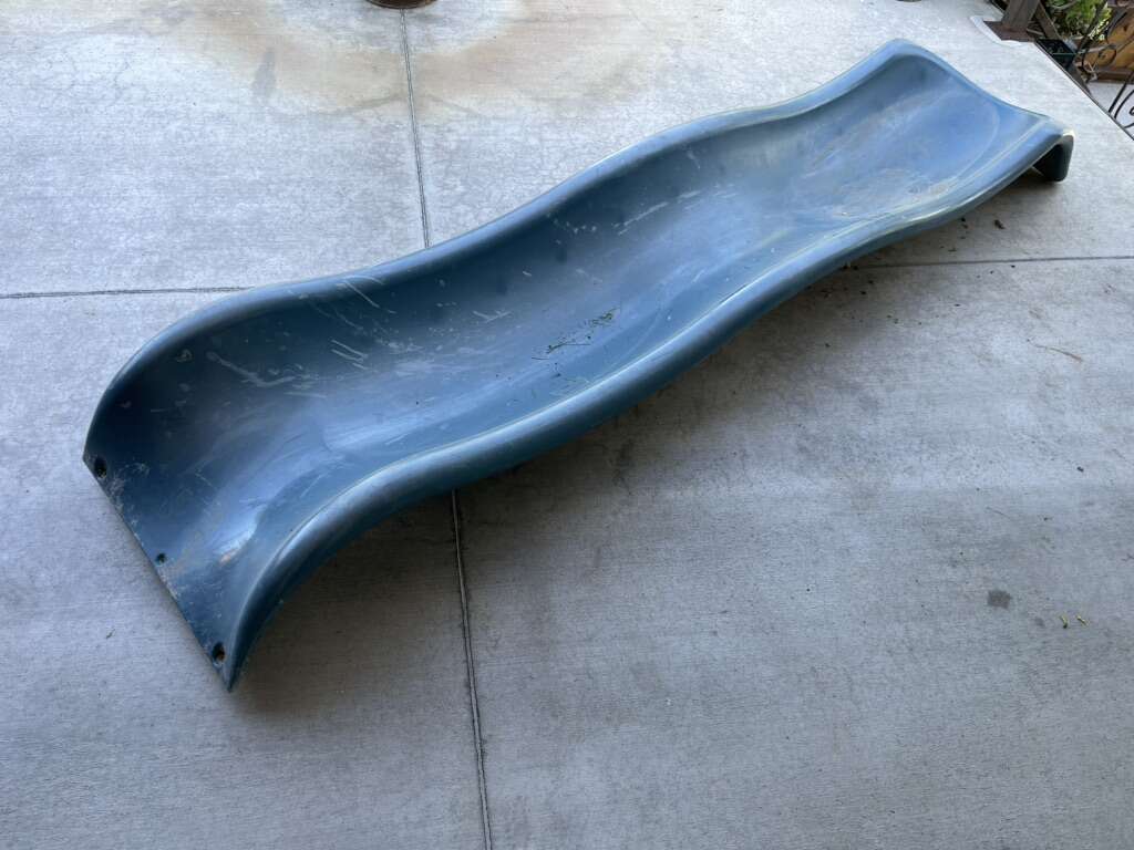 Swingset Slide 10 Feet In Length Faded But Works