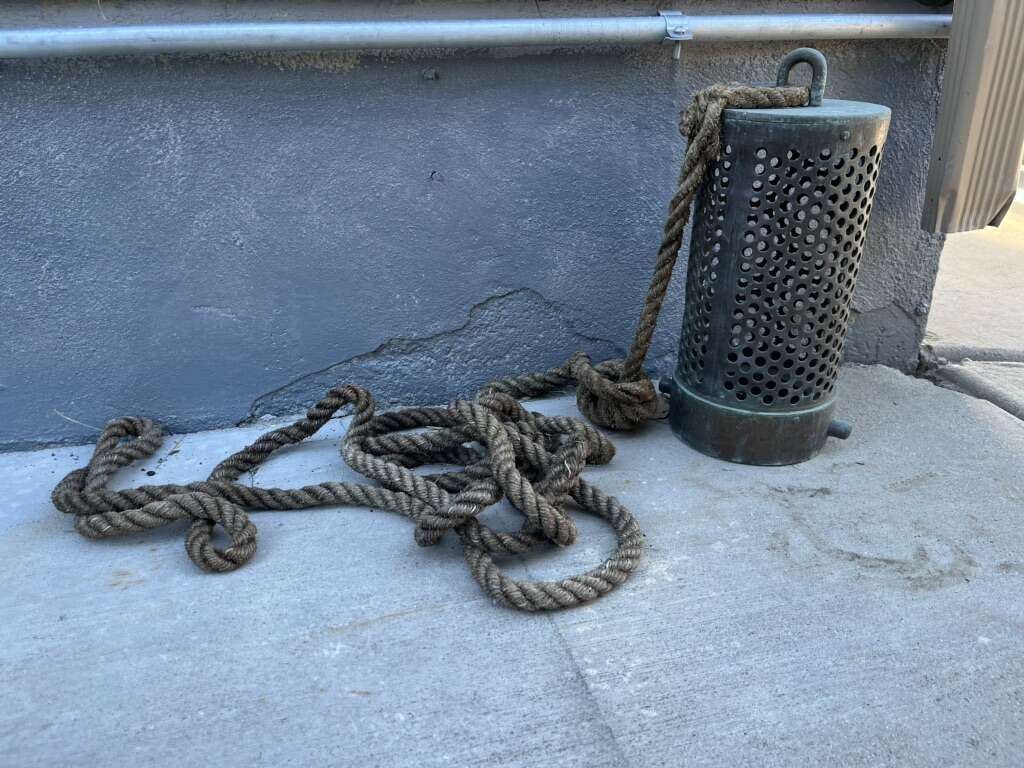 Brass Nautical Garden Decoration 14” By 6”