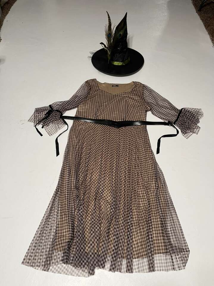 Adult Witch Costume XL One Size With Belt