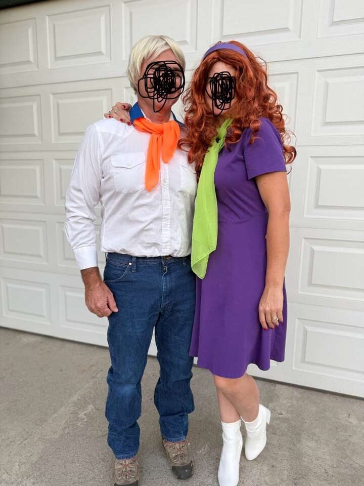 Adult Sized Large Scooby Doo Fred Costume Homemade