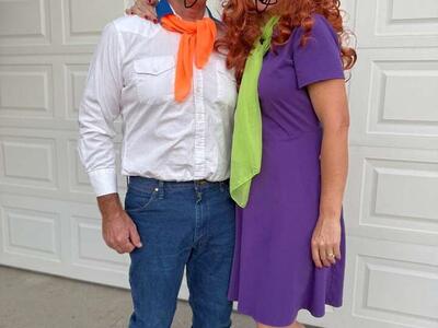 Adult Sized Large Scooby Doo Fred Costume Homemade