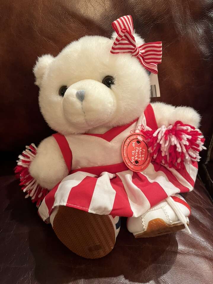 Build A Bear New Cheerleader Red And White