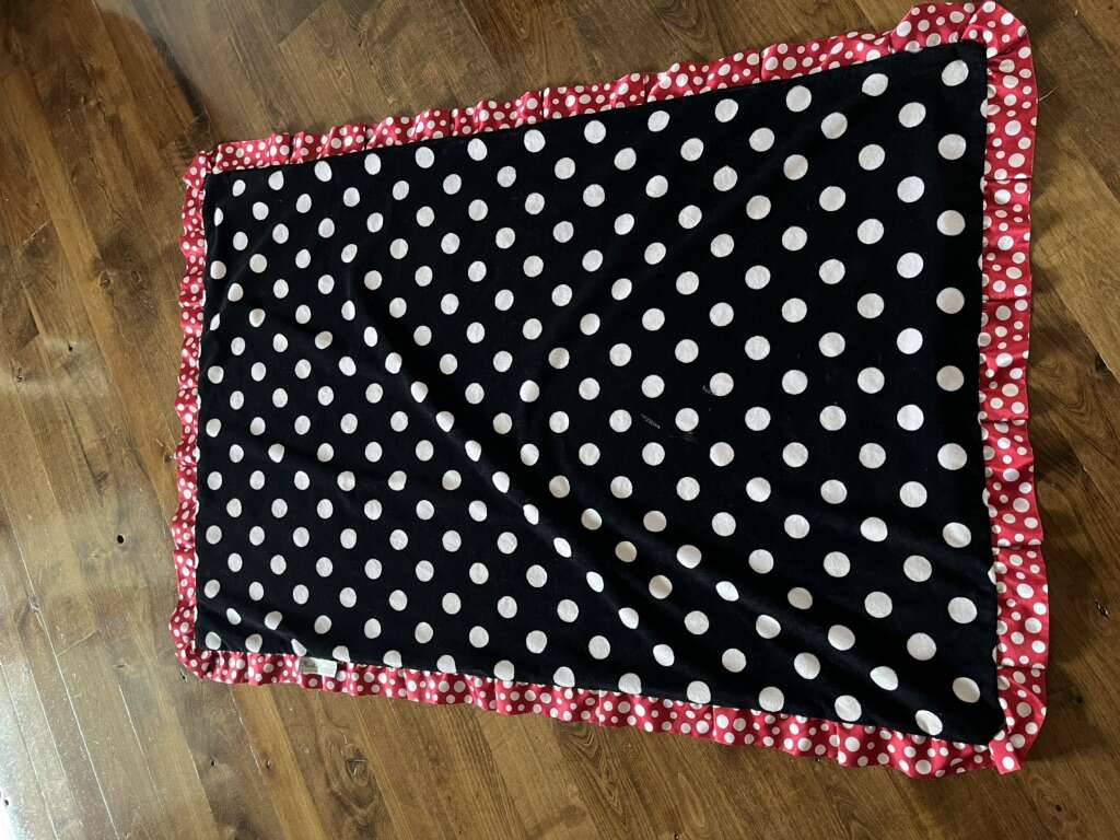 Minky Couture Super Soft Minnie Mouse Polka Dot