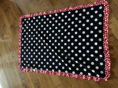 Minky Couture Super Soft Minnie Mouse Polka Dot