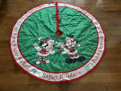 Disney Vintafe Mickey And Minnie Mouse Christmas