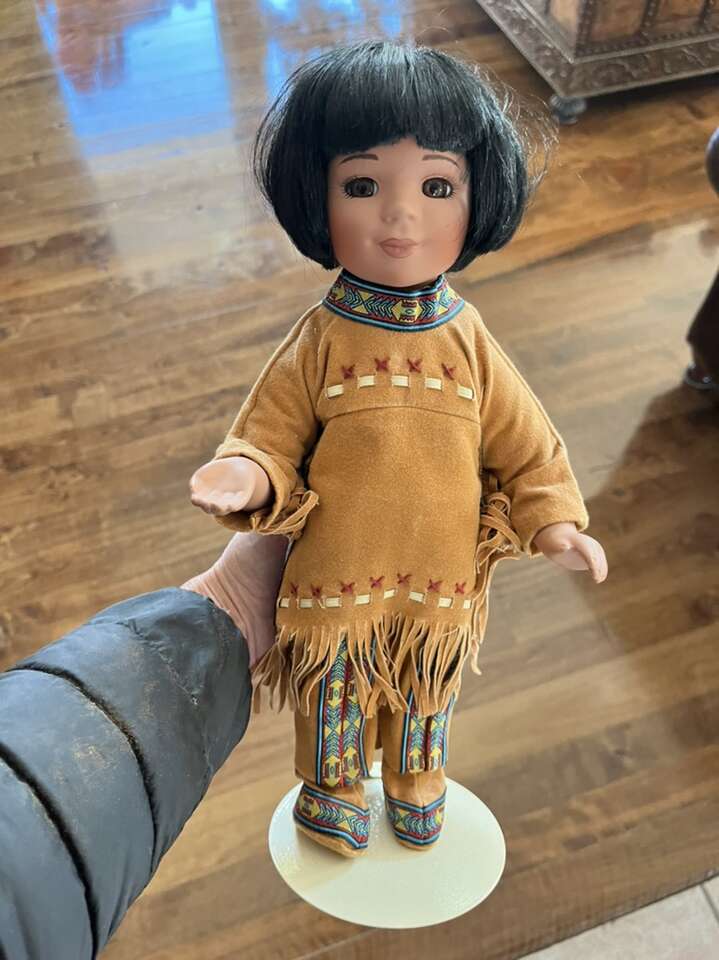 Native American Porcelain Doll 14