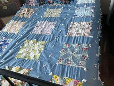 Vintage Quilt Blocks Quilt Queen Sized
