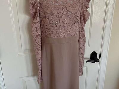 La Scala Brand NWT Sequin Lace Puff S