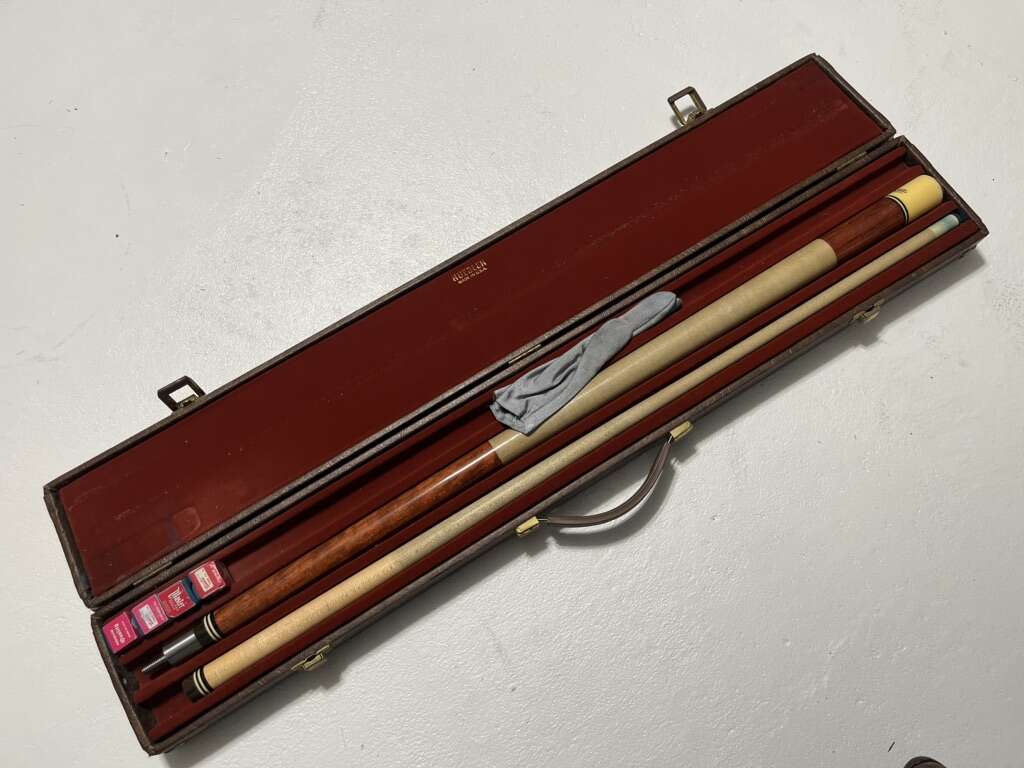 Paul Huebler Vintage Billard Cue Stick 1980's