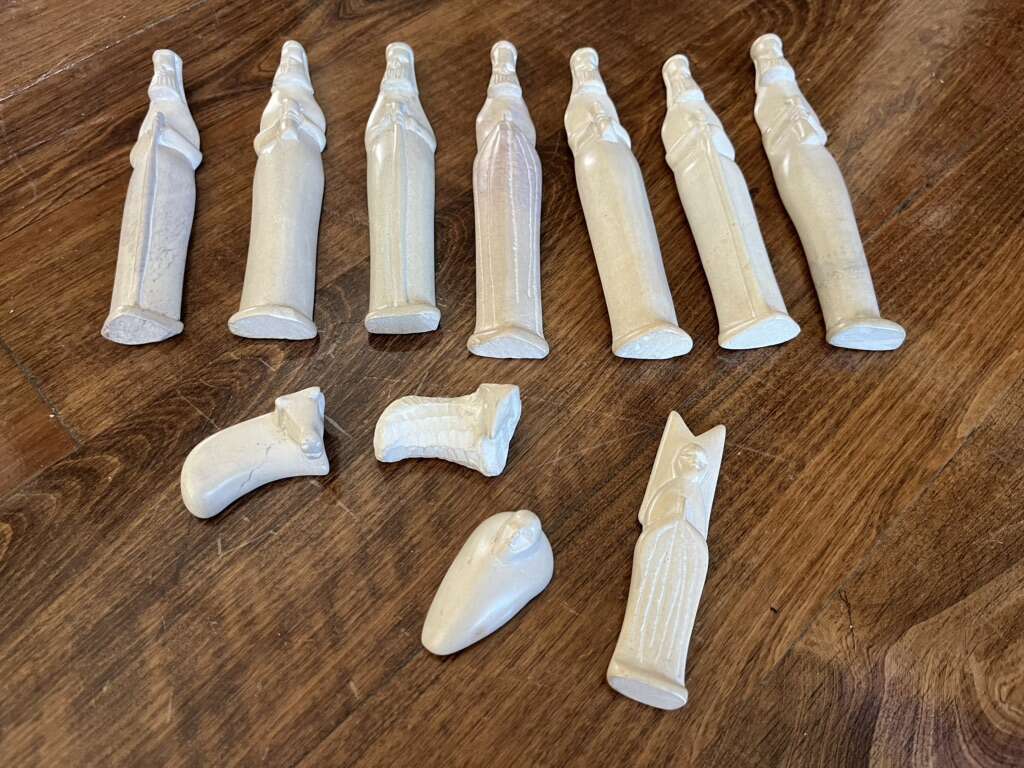 Handcarved Made In Africa Nativity Set