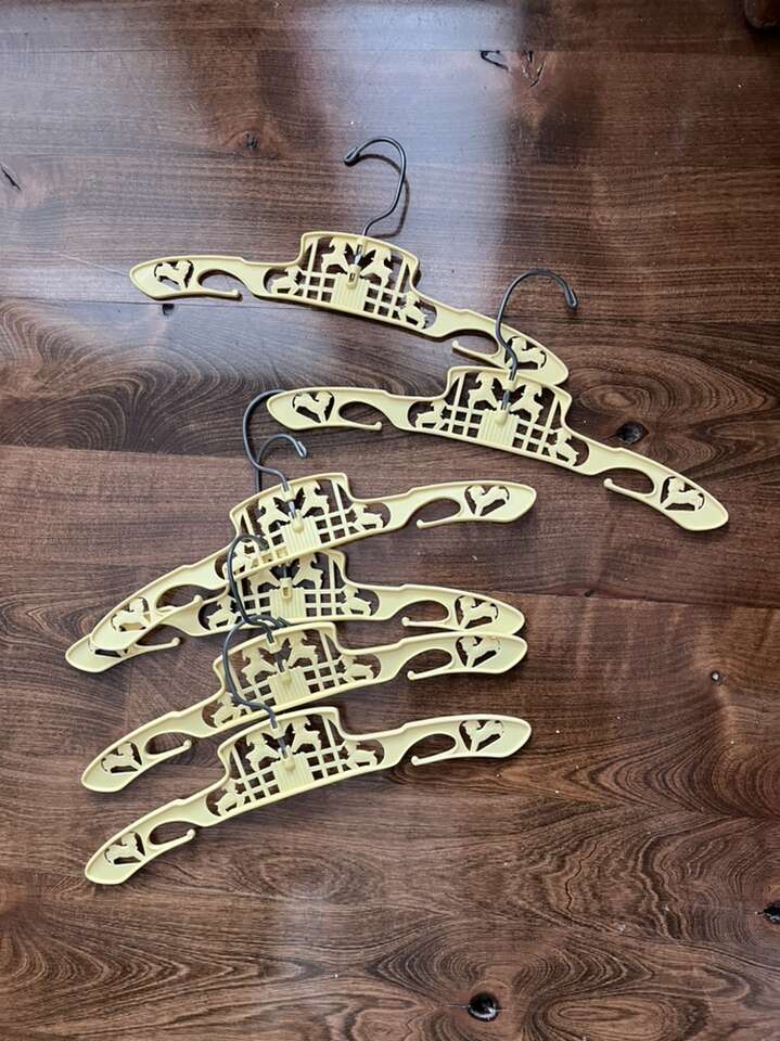 Set Of Vintage Baby Hangers (6)