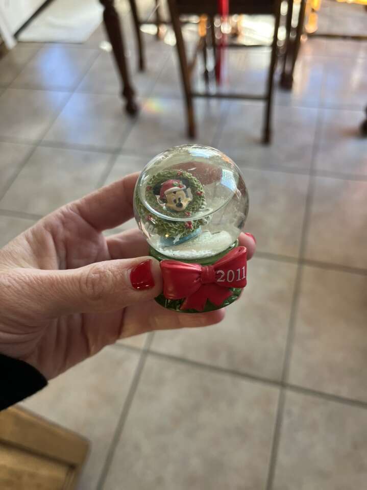 Disney Tiny Mickey Mouse Snow Globe 2011