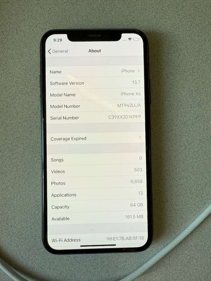 Apple Iphone XS 13 Verizon
