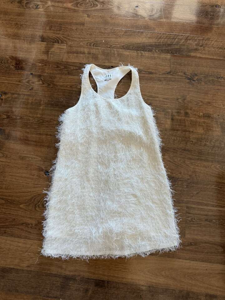 Haute Hippie Fringe Dress S Cream