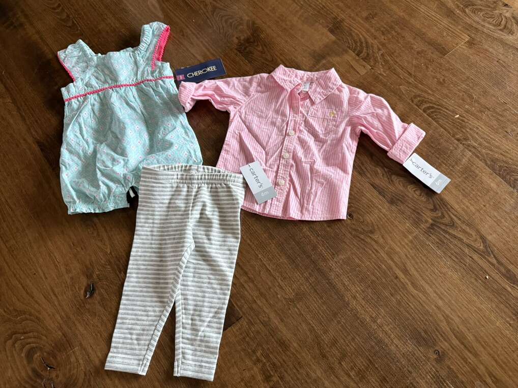 Set Of 3 Brand New Girls Clothing 6 Month