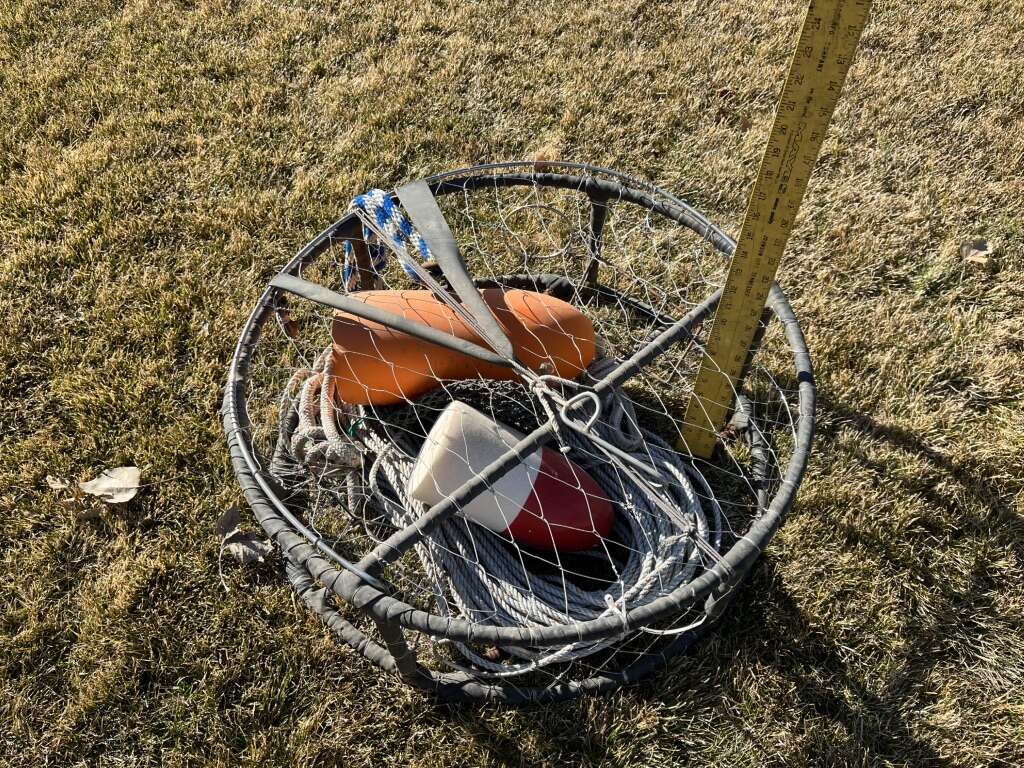 Crab Trap/pot With Leaded Line And Buoys $300 All