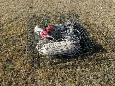 Square Crab Trap/pot Comes With Buoys And Line
