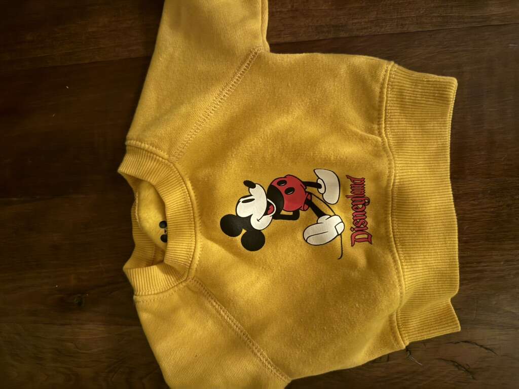 Sweatshirt Baby Disneyland Mickey Mouse Newborn