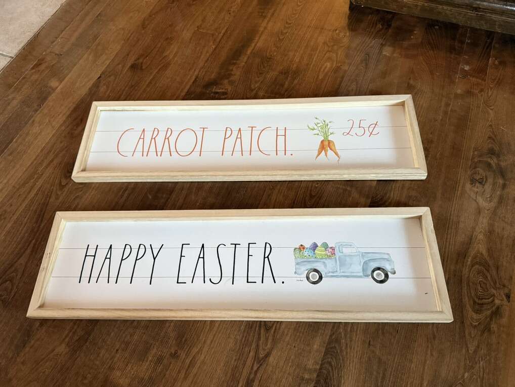 Rae Dunn Spring Signs 3 Feet Long $25 Each