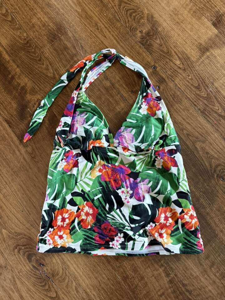 Women's Catalina Brand Tankini Top 8-10 M