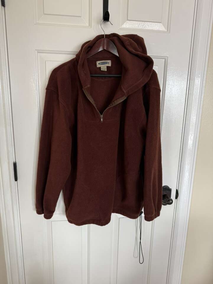 Benzene 1/4 Zip Hoodie Unisex L