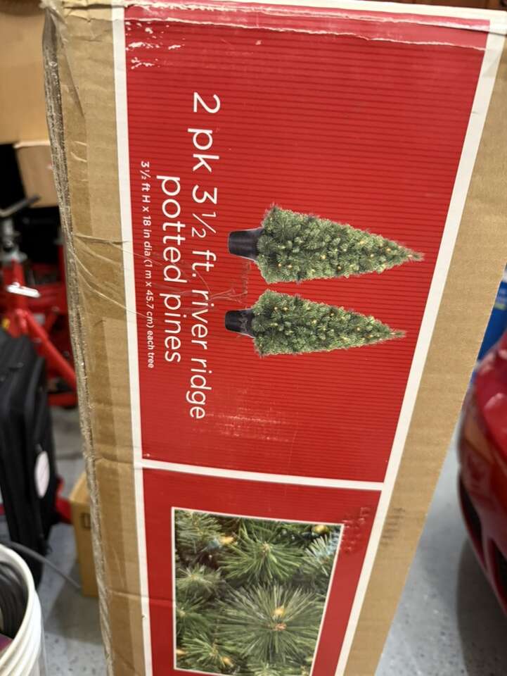 Set Of Brand New Fake Trees 3 1/2 Feet Tall