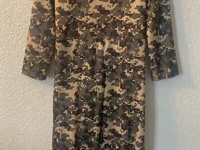 Army digital costume Size 4-6 Halloween Military