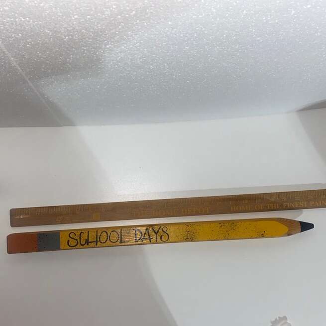 Giant 23 Inch School Days Pencil Decor Study Room