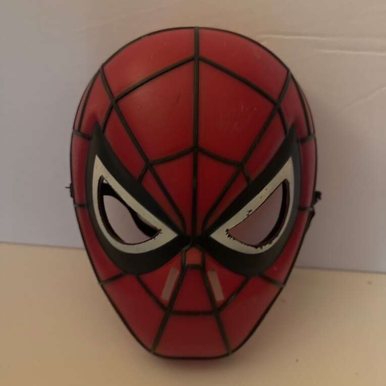 Kids Spider-Man Mask Back Strap Halloween Costume