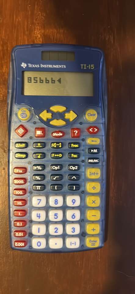 TI-15 Scientific Calculator Texas Instruments