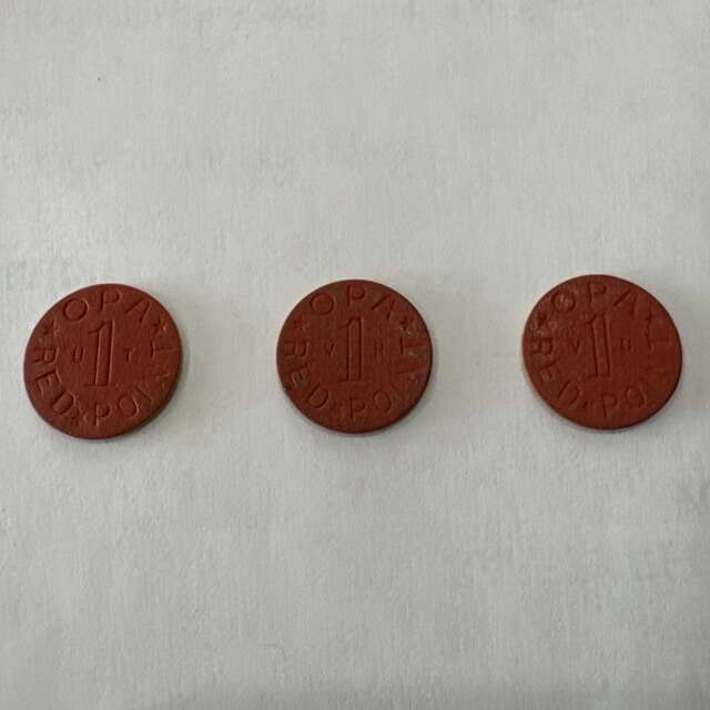 OPA Red Point Ration Tokens