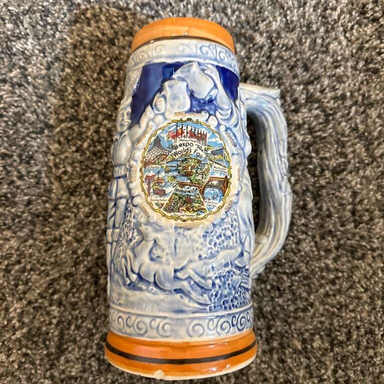 Expo '74 World's Fair souvenir beer stein/mug