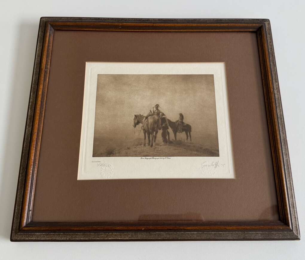 E.L. Curtis Framed Print - Scouts