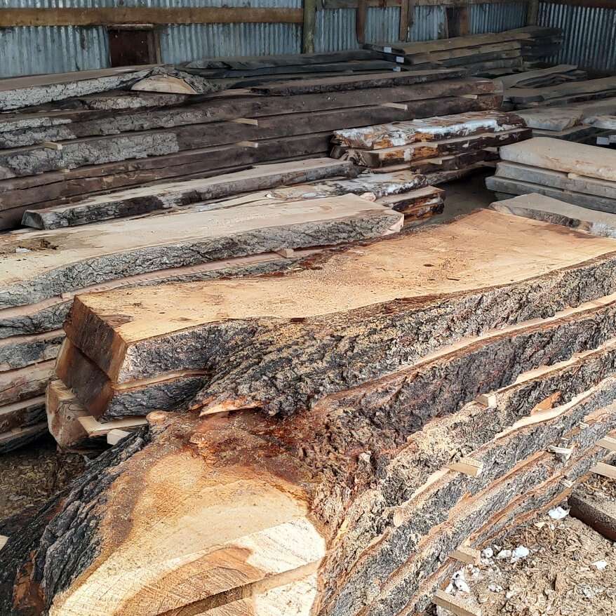 50 % off Live edge wood slabs/burls