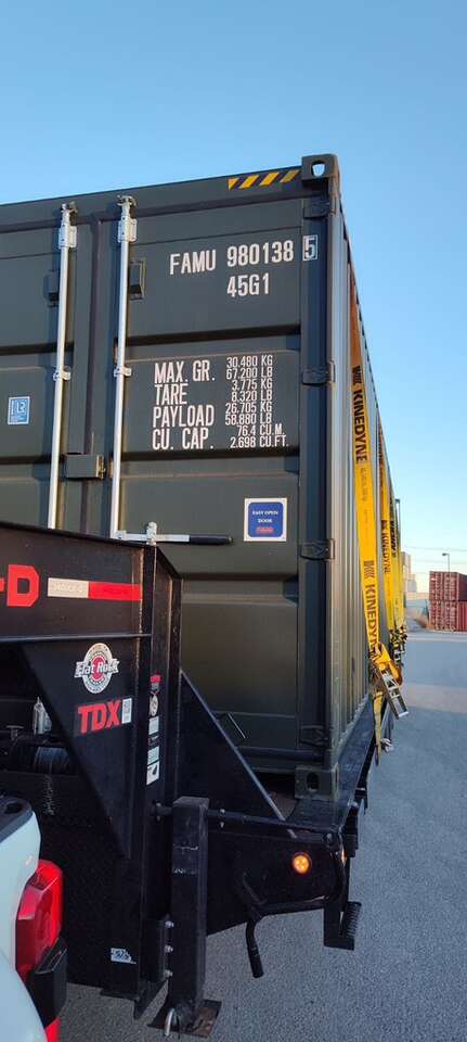 40 High Cube - DARK GREEN - Shipping Container