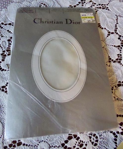 Alabaster Sheer Nylons Christian Dior Size 3- New In Package
