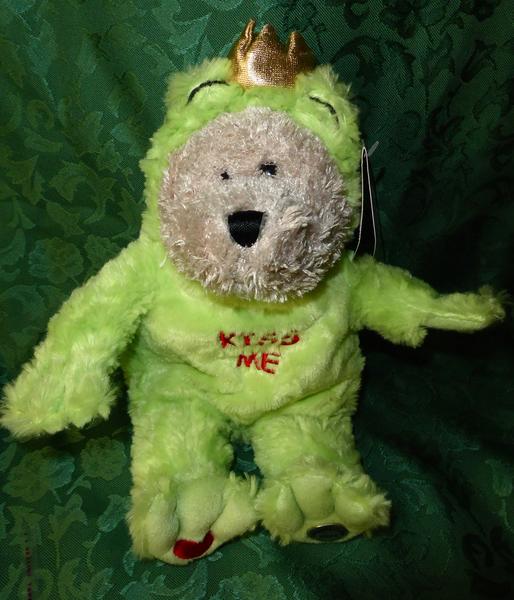 Starbucks Plush Stuffed Bearista Bear Kiss Frog Prince 2004 Collectable Animal Doll Great For Someone Special