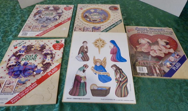 Several Cut And Paste Wooden Shapes Plus Patterns CHRISTMAS, EASTER, THANKSGIVING Decor And More