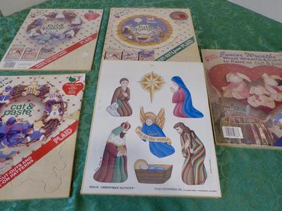 Several Cut And Paste Wooden Shapes Plus Patterns CHRISTMAS, EASTER, THANKSGIVING Decor And More