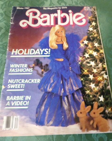 Collectible VINTAGE Winter 1987 Barbie Doll Magazine