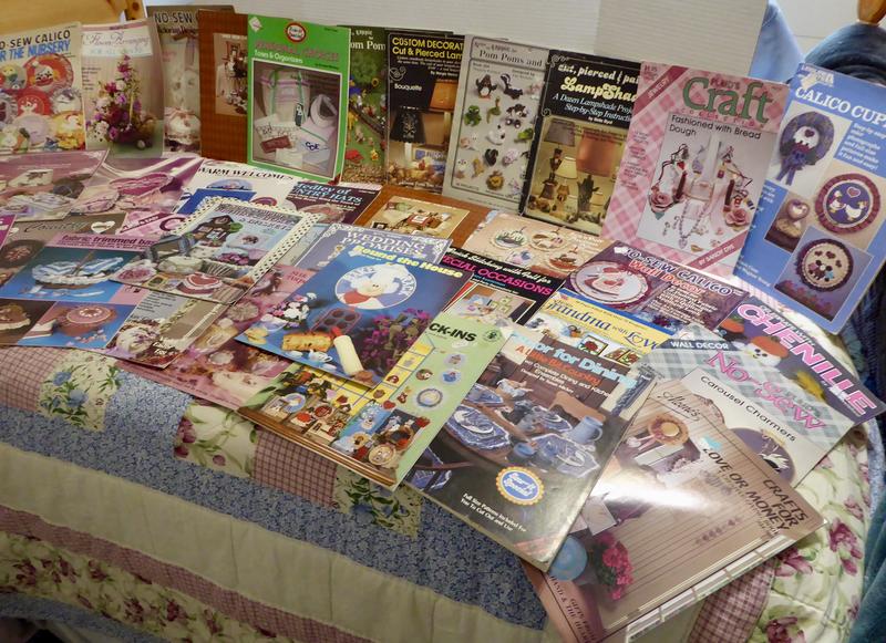 Assorted Varieties Of Really Fun Vintage Craft Pattern Booklets