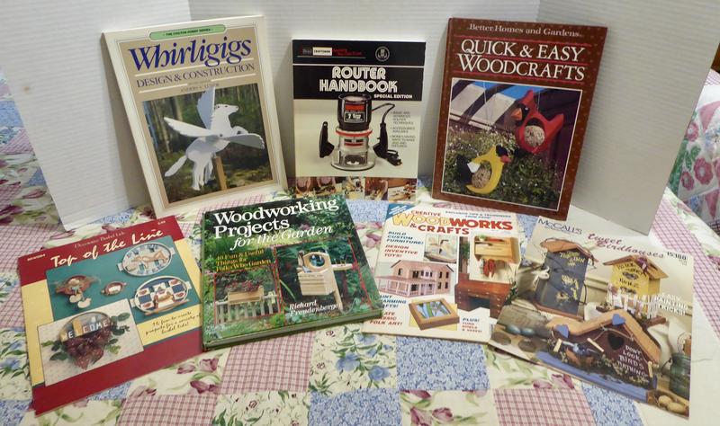 Several Really Great  Vintage Woodworking Project Craft Books