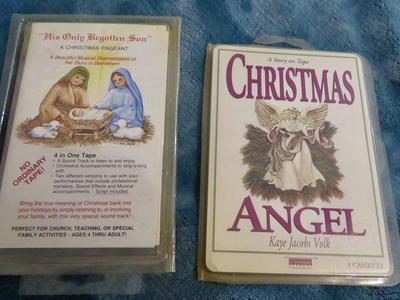 2 Cassette Tapes Christmas Angel A Christmas Story - His Only Begotten Son A Beautiful Christmas Pageant The Story Of Bethlehem