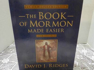 2 VOLUME BOXED SET Family Deluxe Edition The Book Of Mormon Made Easier David J Ridges 2011-2012 Hardbacks Set In New Condition